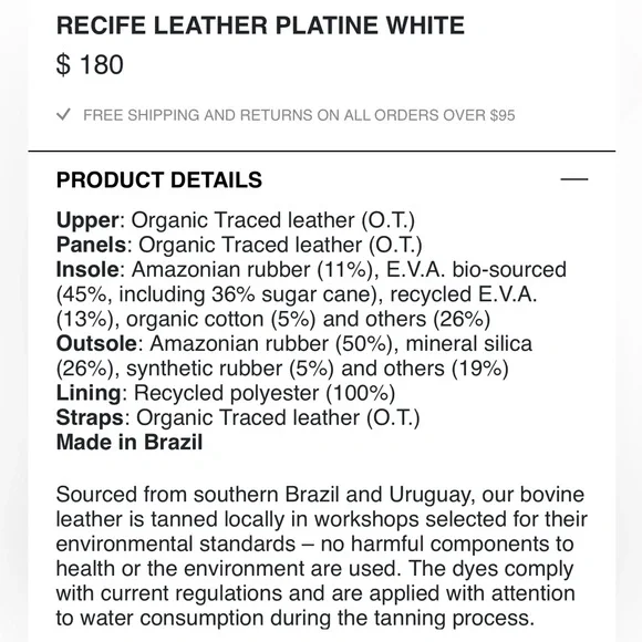 💛NWT WOMENS RECIFE LEATHER PLATINE WHITE SNEAKERS SIZE 40 - Picture 6 of 14